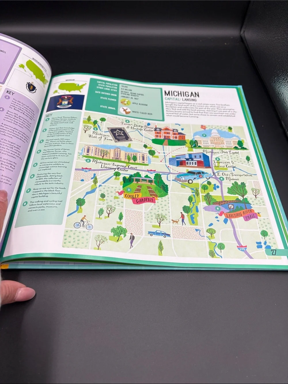 State Capitals Hardcover Book